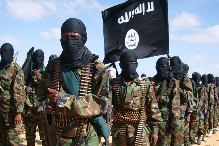 Members of Islamic State in West Africa seen in this undated file photo — Collected