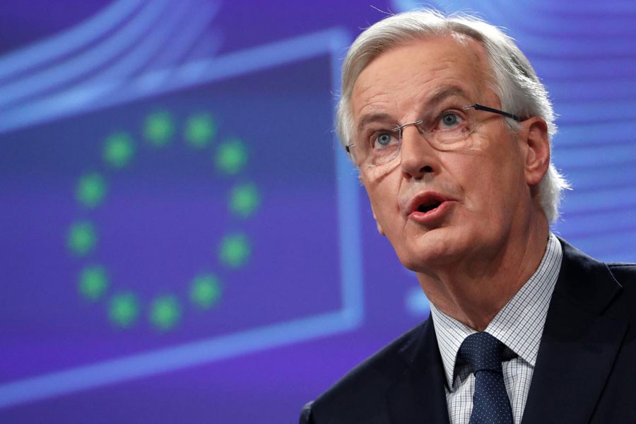 European Union's chief Brexit negotiator Michel Barnier holds a press conference at the European Commission headquarters in Brussels, Belgium December 8, 2017 – Reuters photo