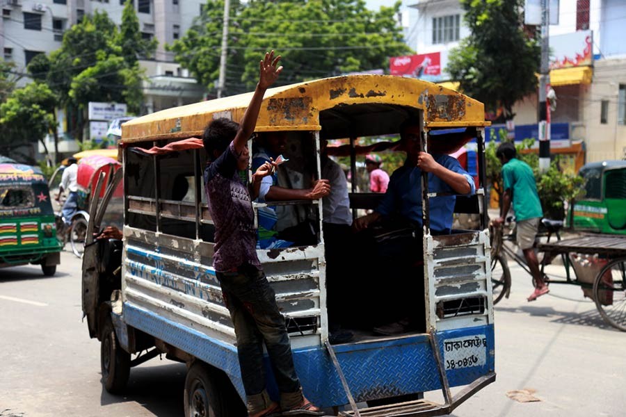 Transport workers protest ban on human hauler