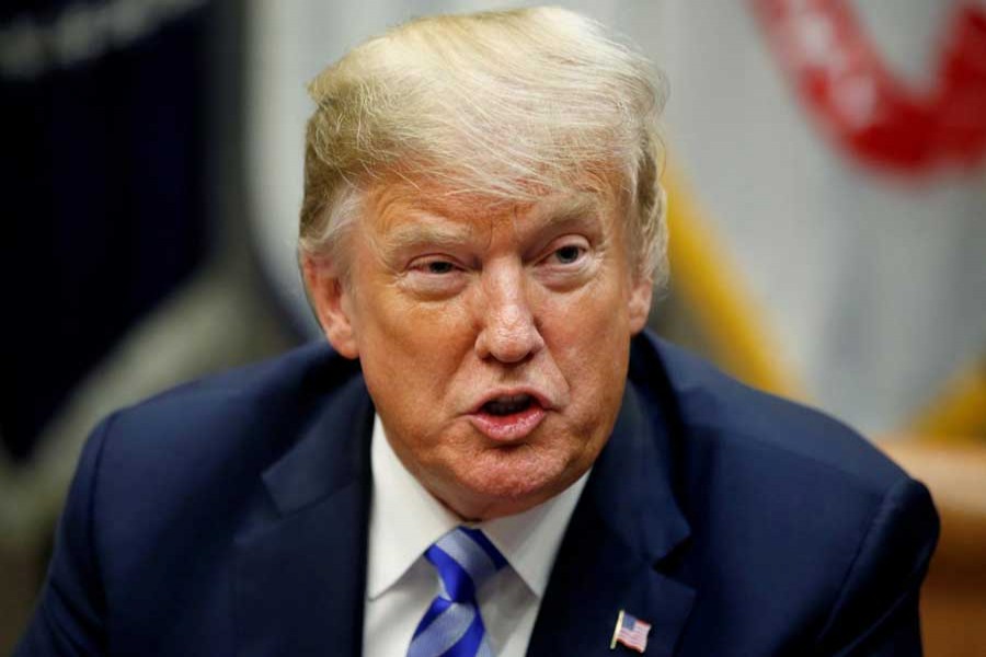 US President Donald Trump holds a meeting with Republican House and Senate leadership in the Roosevelt Room at the White House in Washington, DC, US September 5, 2018. Reuters