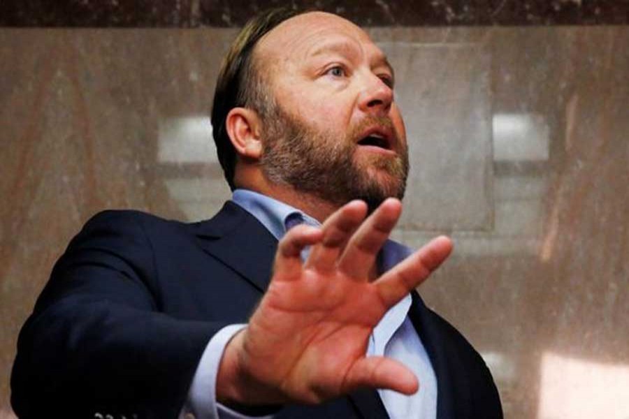 Alex Jones is currently being sued for defamation by the parents of two children killed in the 2012 Sandy Hook Elementary School shooting. Reuters