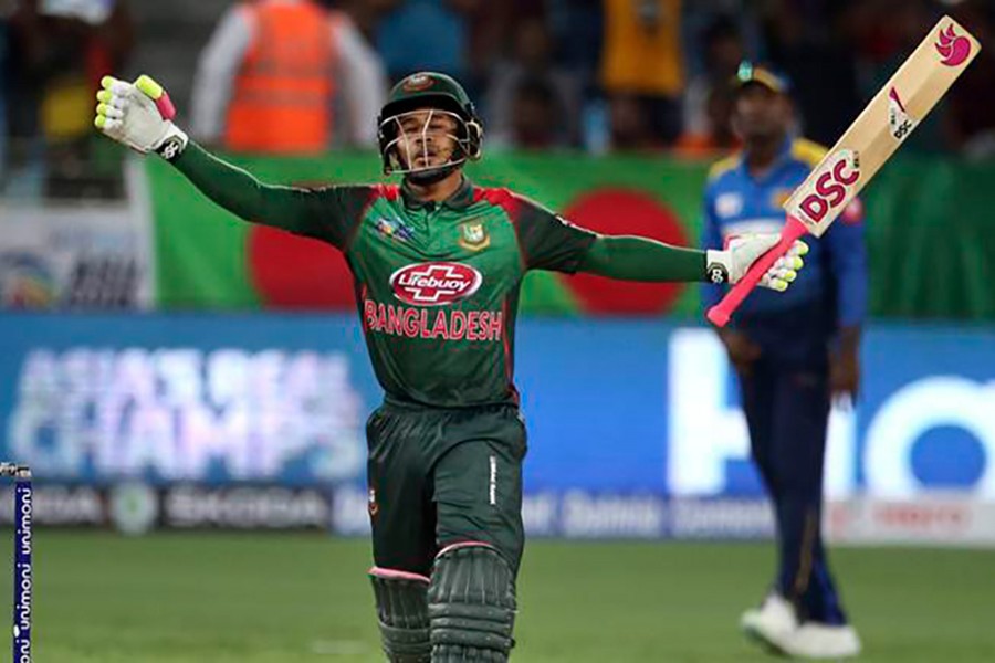 Mushfiqur leads Bangladesh to a thumping win over Sri Lanka with his highest-ever score in ODI cricket — AP photo