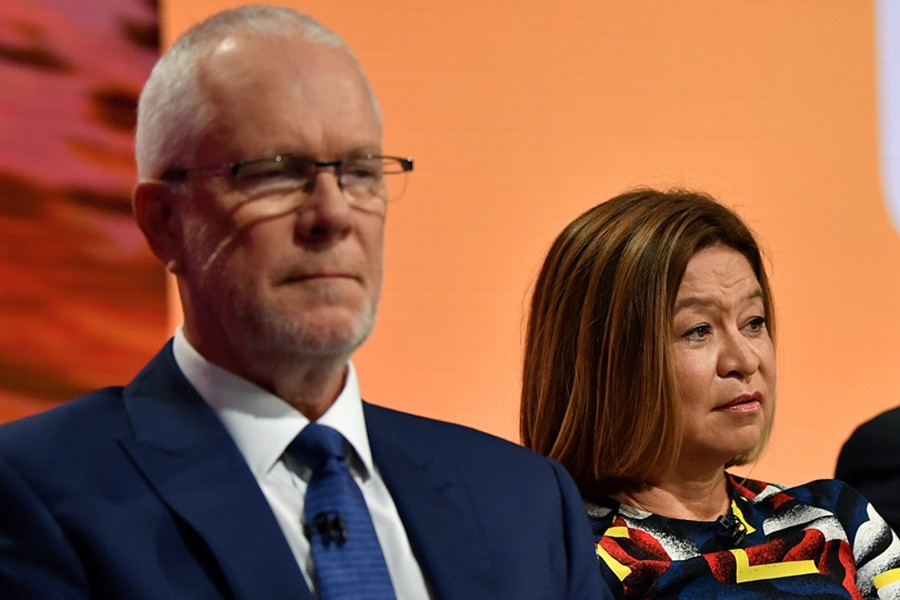 Justin Milne (Left) and Michelle Guthrie (Right). Internet photo