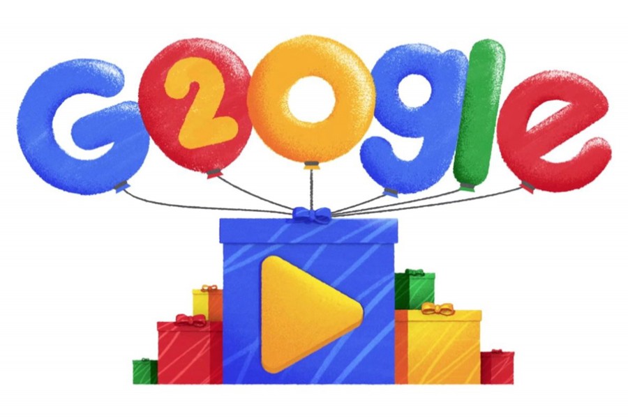 Google's birthday Doodle celebrates 20 years of popular searches