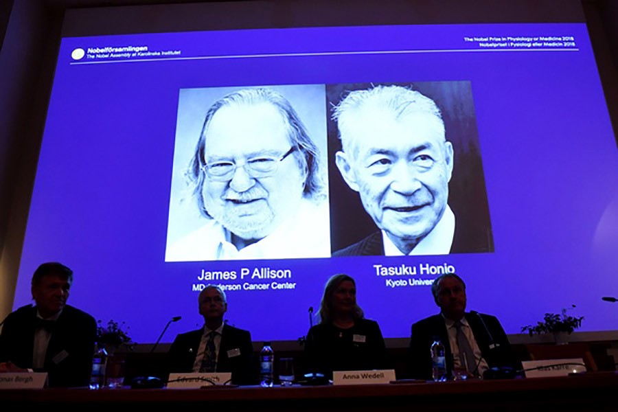 Nobel Medicine Prize awarded for cancer research