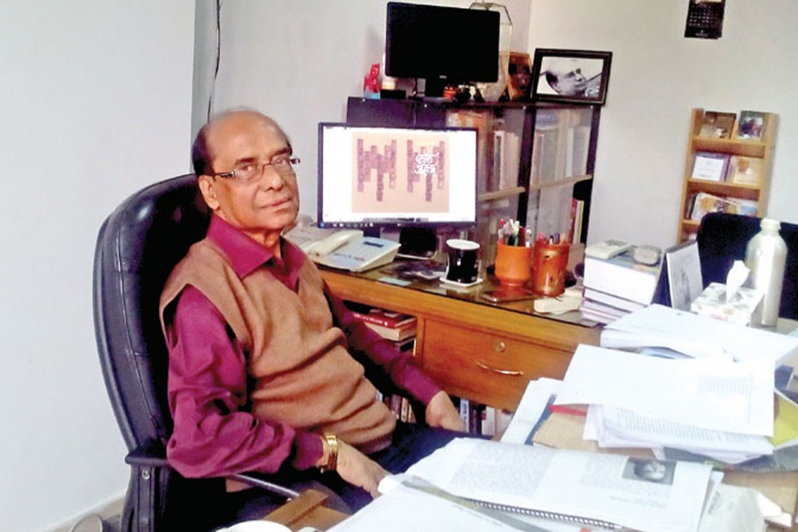 Professor Shamsuzzaman Khan. File photo