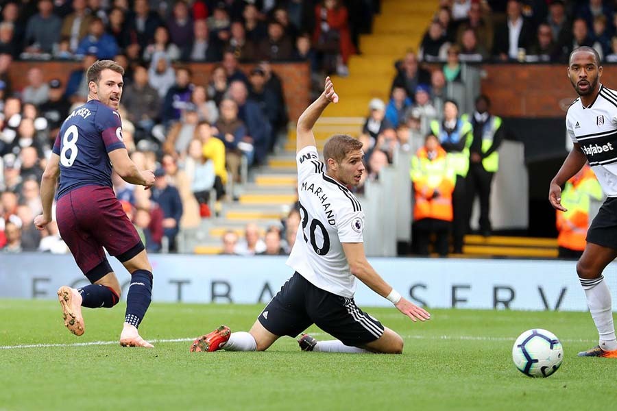 Gunners crush Fulham to win ninth consecutive game