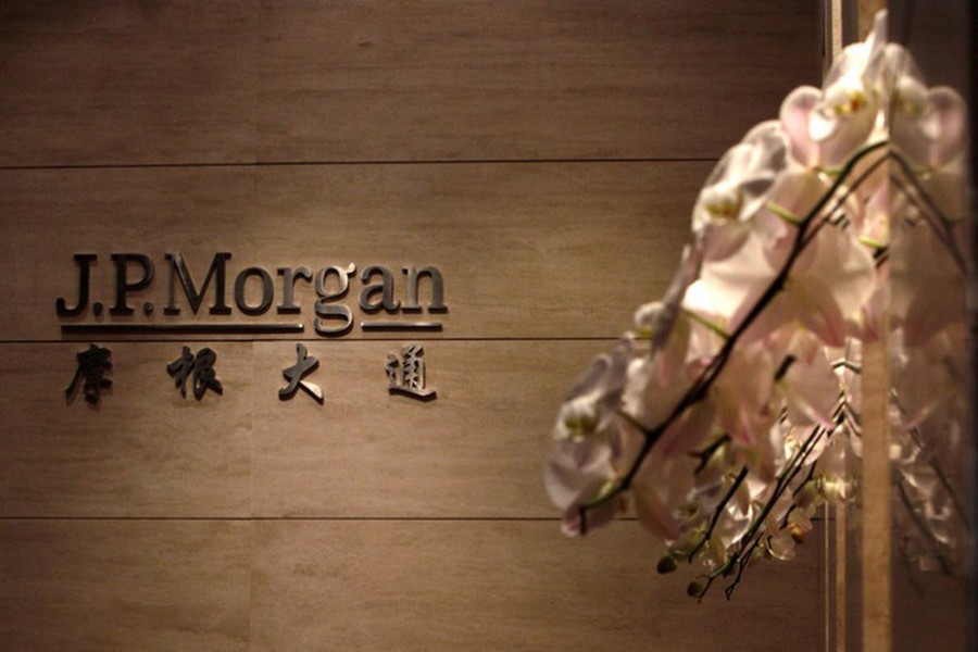 The JP Morgan Beijing office sign is pictured in Beijing, China, December 13, 2010. Reuters /File Photo