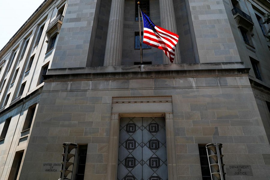 The US Department of Justice headquarters building is seen in Washington, US on July 13, 2018 — Reuters/File