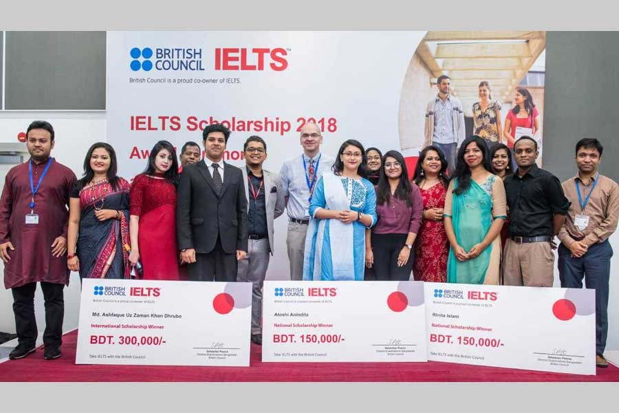 Seven students get IELTS scholarships