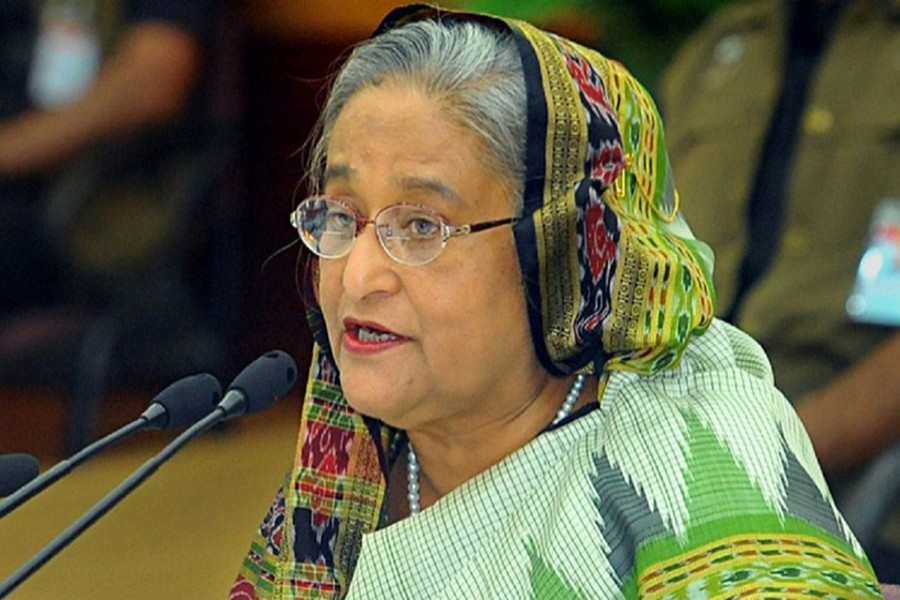 Prime minister Sheikh Hasina. File photo