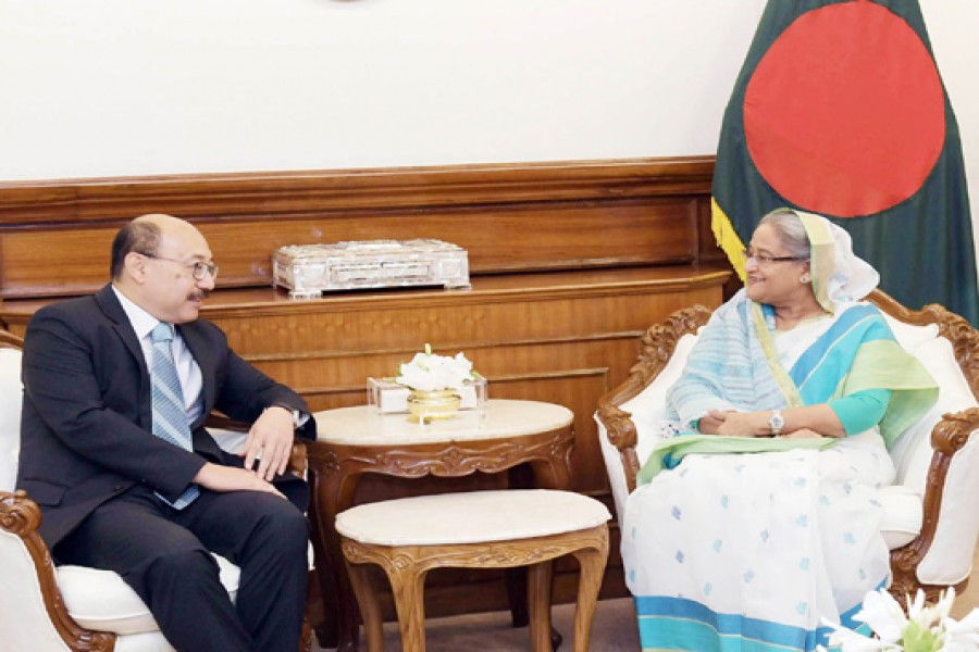 Indian envoy makes courtesy call on PM