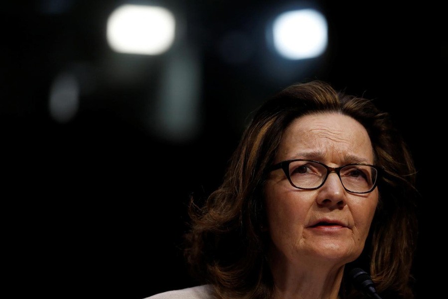 CIA Director nominee Gina Haspel testifies at her confirmation hearing before the Senate Intelligence Committee on Capitol Hill in Washington, US, May 9, 2018. Reuters/Files