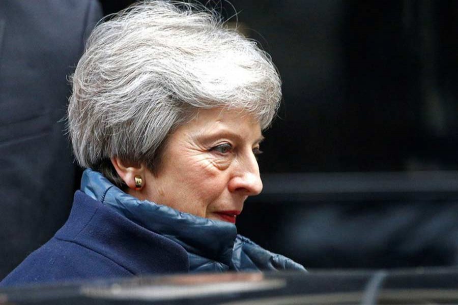 Britain's Prime Minister Theresa May leaves 10 Downing Street in London, Britain, October 29, 2018. Reuters