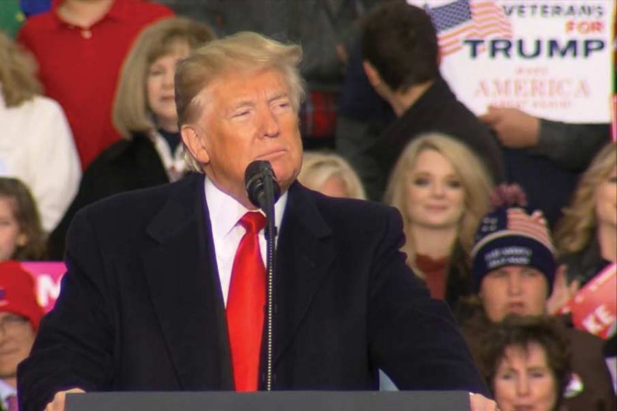 President Trump admits Republicans could lose the House at a rally at West Virginia on November 02, 2018. 	— ABC News