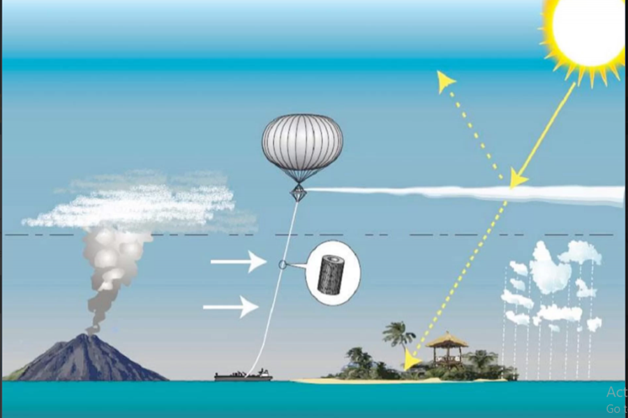 Pumping aerosols into the atmosphere might stop global warming at its tracks. Photo: Collected