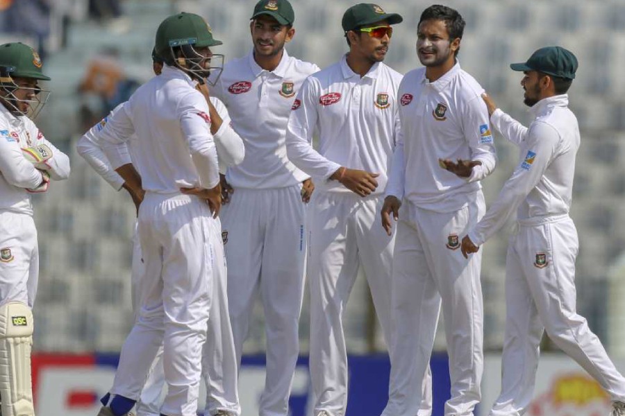 Tigers beat Windies by 64 runs in first Test