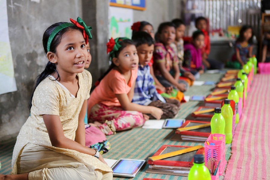 Education campaign for Rajshahi slum children