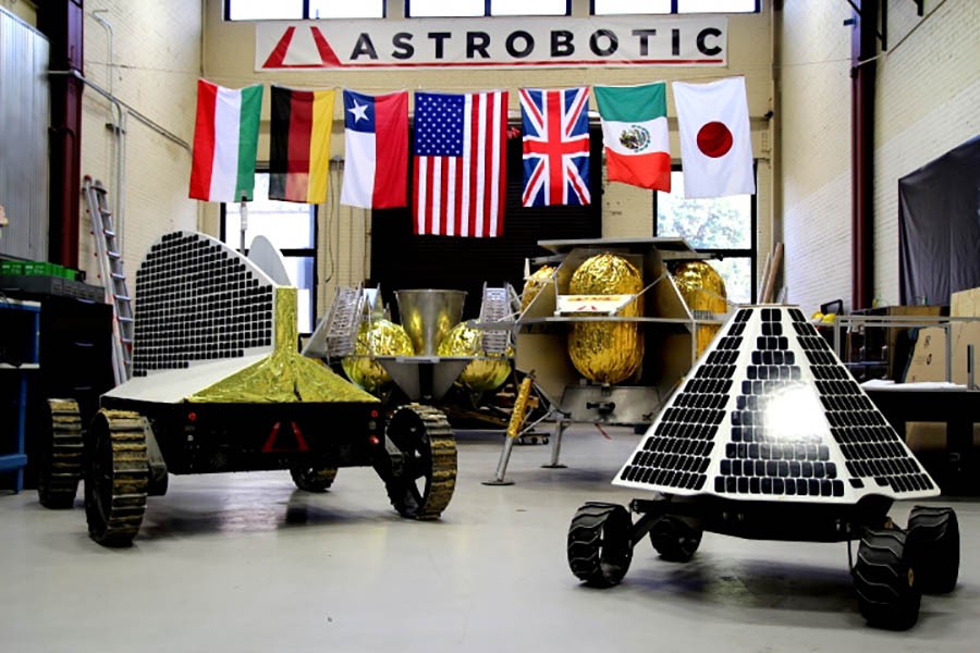 Spacecraft High Bay, Astrobotic is making the Moon accessible to the world. As a lunar logistics company, delivering robotic payloads to the Moon for companies, governments, universities, and individuals around the world