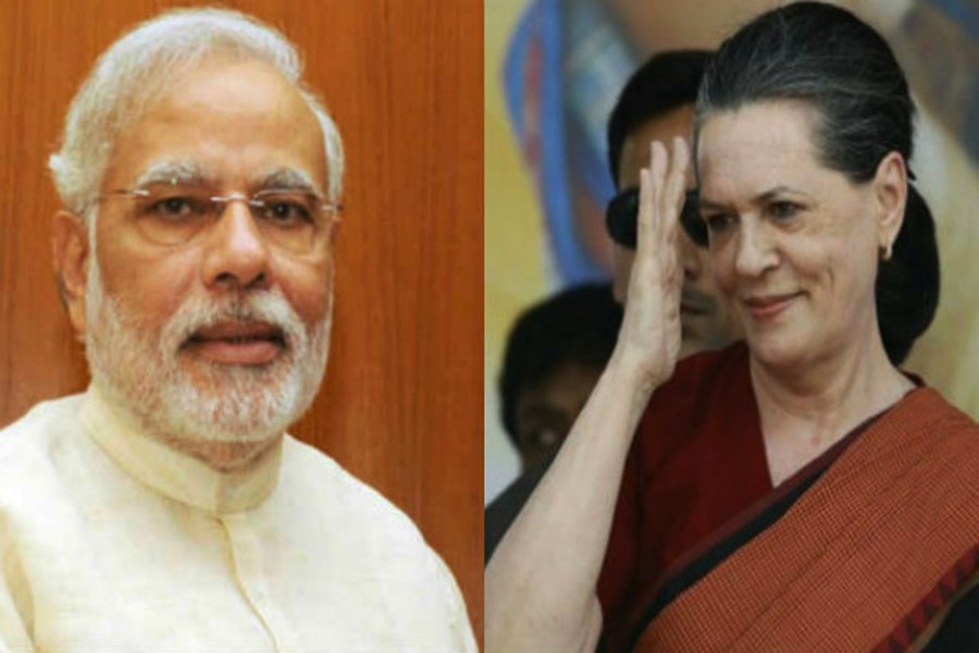 Modi greets Sonia Gandhi on birthday