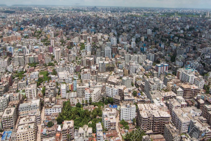 Lost in Dhaka's maze of roads and buildings