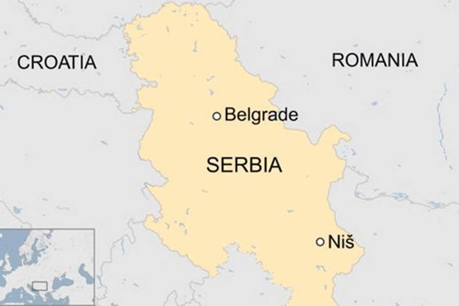 Five die as train crashes into school bus in Serbia