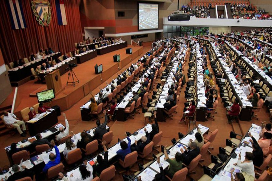 A general view of a session of the National Assembly in Havana, Cuba, December 21, 2018. Reuters/Stringer