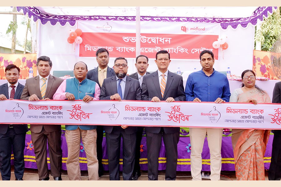 Midland Bank opens agent banking centre in Gaibandha