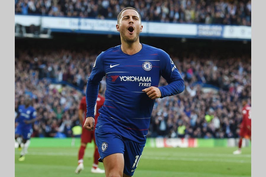 Hazard joins 100 club as Chelsea moves to fourth spot