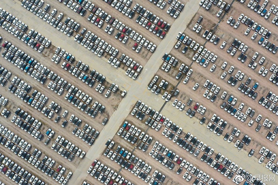 Nissan cars are seen at a storage area in Guangzhou, Guangdong province, China on December 2, 2018 — Reuters