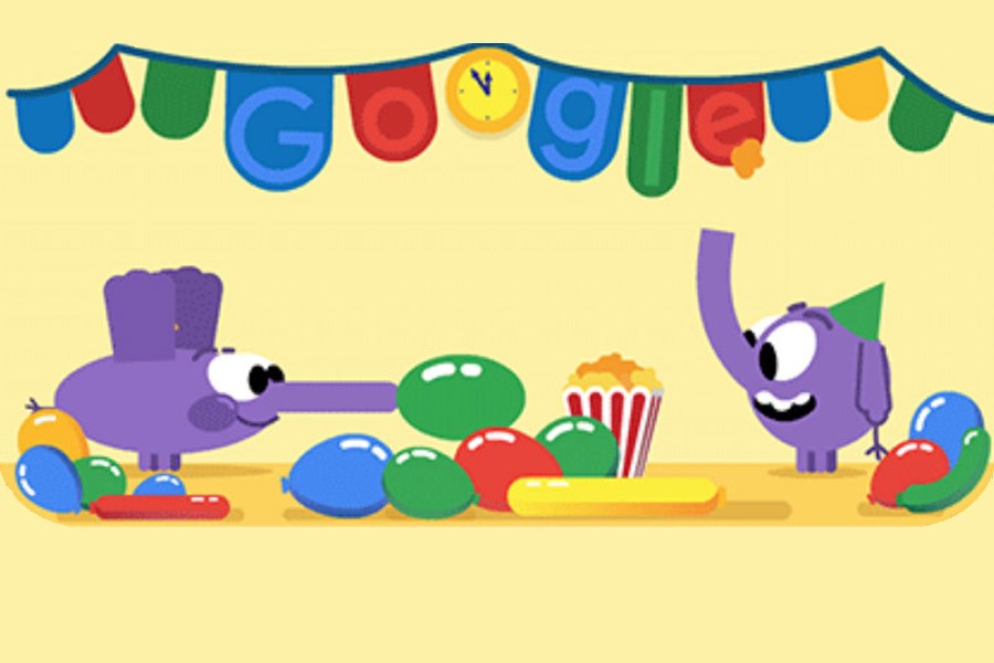 Google Doodle marks New Year's Eve