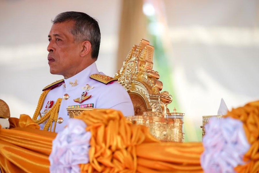 Thailand's King Maha Vajiralongkorn attends the annual Royal Ploughing Ceremony in central Bangkok, Thailand, May 14, 2018. Reuters/Files