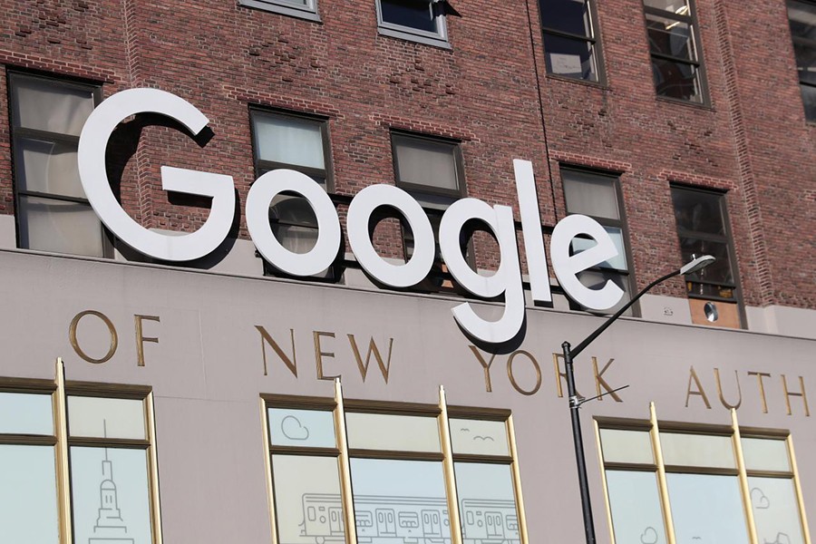 Google signage is seen at the Google headquarters in the Manhattan borough of New York City, New York, US on December 19, 2018 — Reuters/File