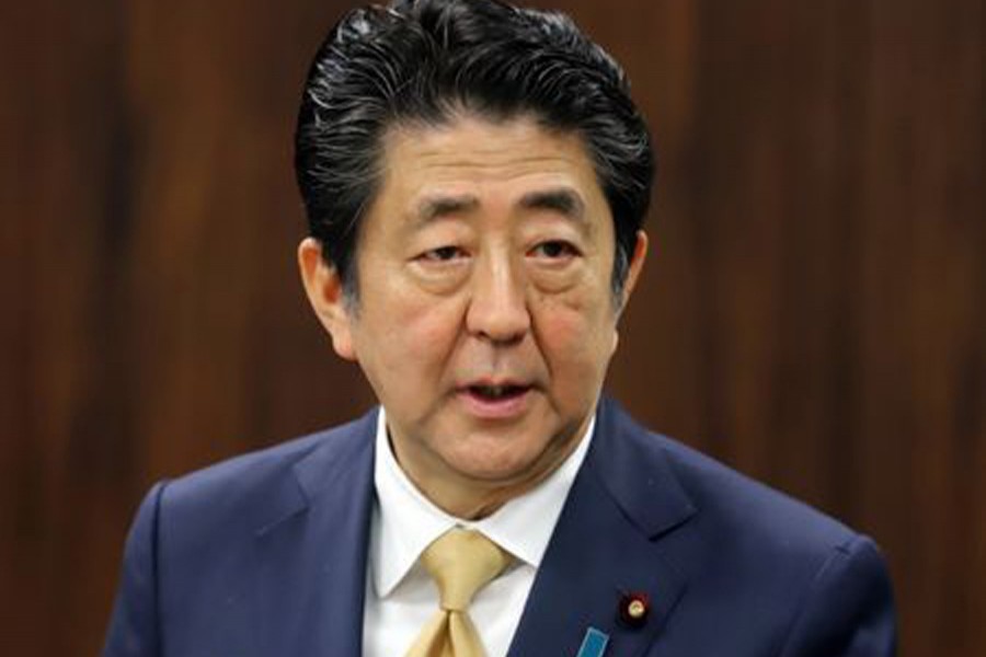 Japanese Prime Minister Shinzo Abe answers a question at Upper House's judical committee session at the National Diet in Tokyo, Japan, December 6, 2018. Reuters/Yoshio Tsunoda/AFLO