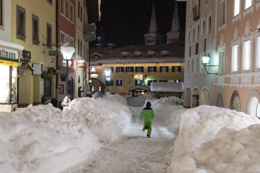 Europe at standstill due to snow