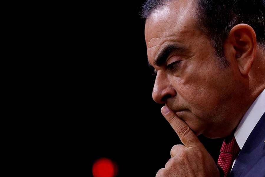 Nissan Motor's ousted Chairman Carlos Ghosn seen in this undated Reuters photo