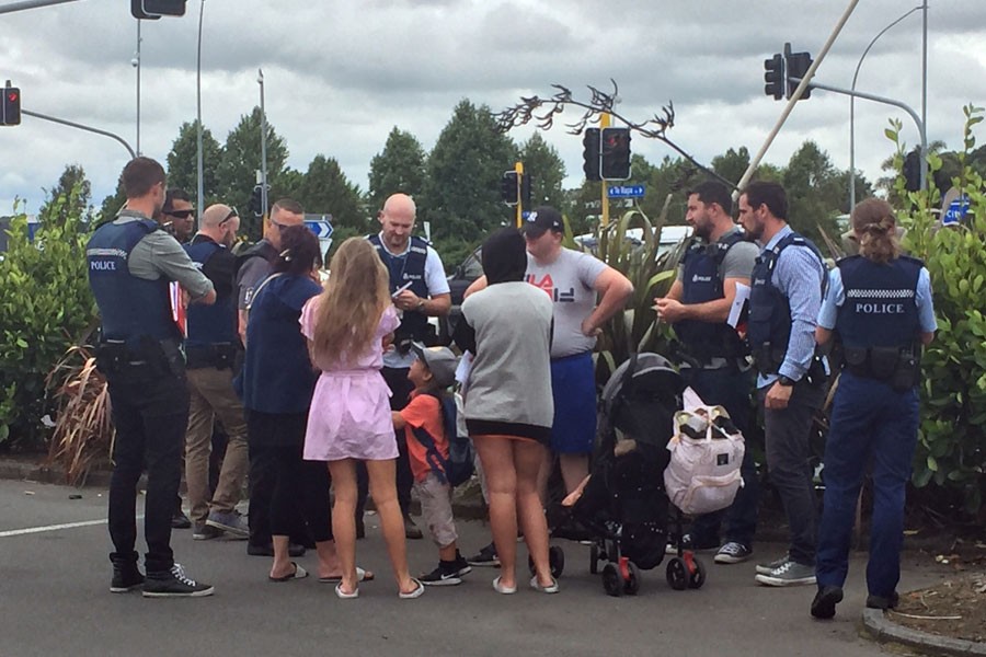 The group, which included children and women, made headlines in New Zealand newspapers after littering at the North Shore beach in Auckland and threatening residents - Internet photo