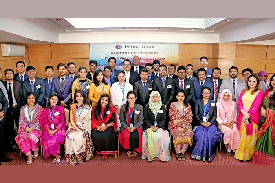 Prime Bank holds orientation programme for MTs