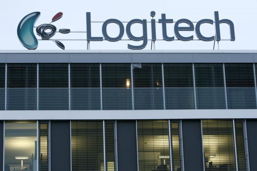 Logitech headquarters are pictured in Morges near Lausanne, Switzerland in this undated Reuters photo