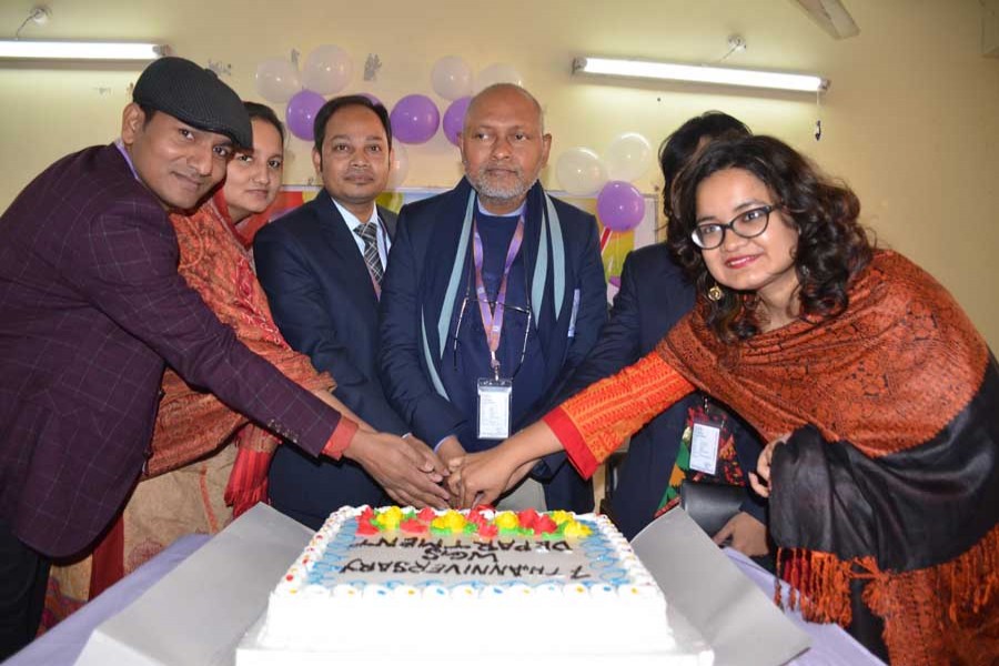 DWGS dept of Rokeya University celebrates seventh anniv