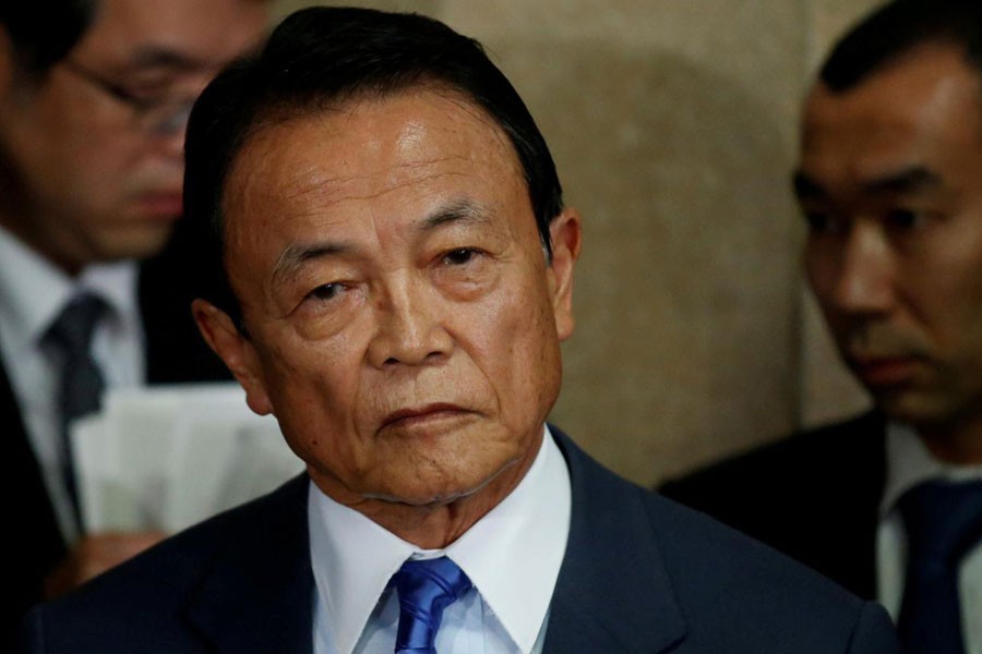 Japanese Finance Minister Taro Aso - Reuters photo