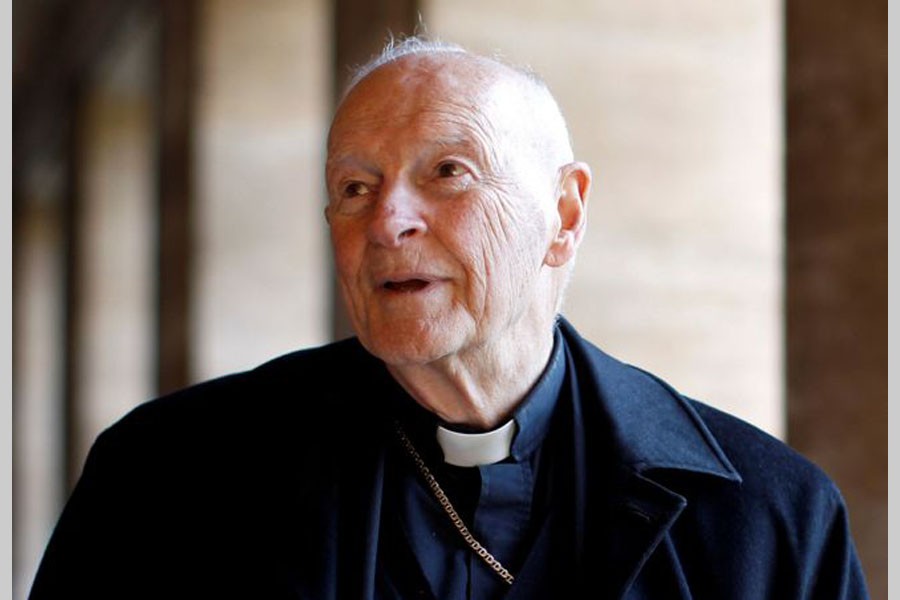 Ex-cardinal dismissed from priesthood over abuse claims