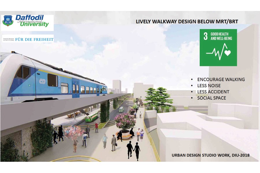 Skywalk: A smart solution for pedestrians in Dhaka