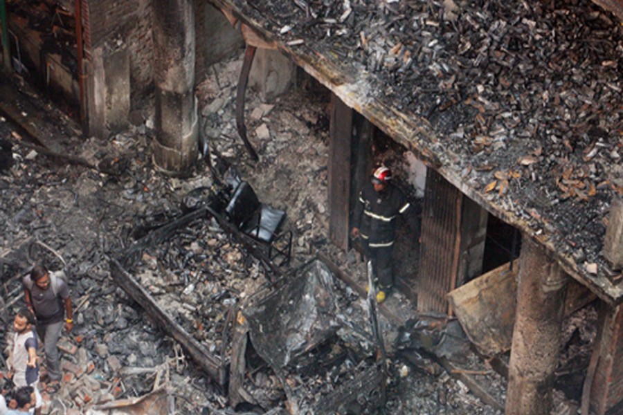 Rescue efforts in Old Dhaka fire end