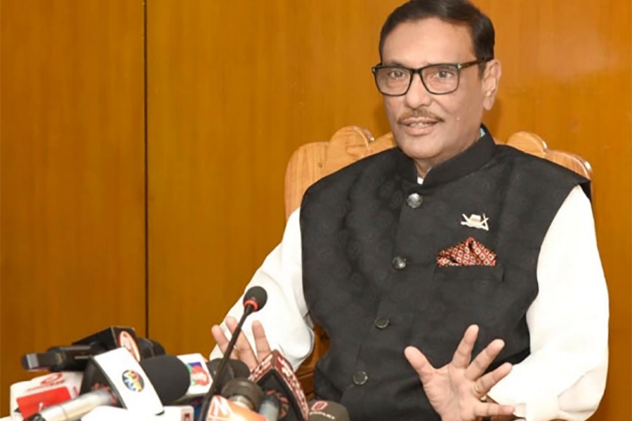 Opposition alliance isolated from people: Obaidul Quader