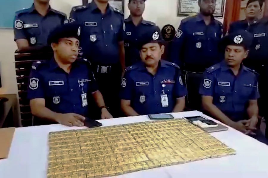 Police recover 700 gold bars in Chattogram