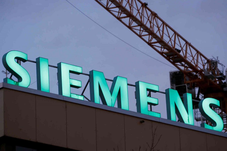 The logo of German industrial group Siemens is seen in Zurich, Switzerland on January 30, 2019 — Reuters photo