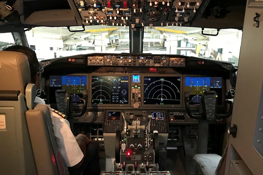 Reuters file photo shows the cockpit of a Boeing 737 MAX 8 aircarft