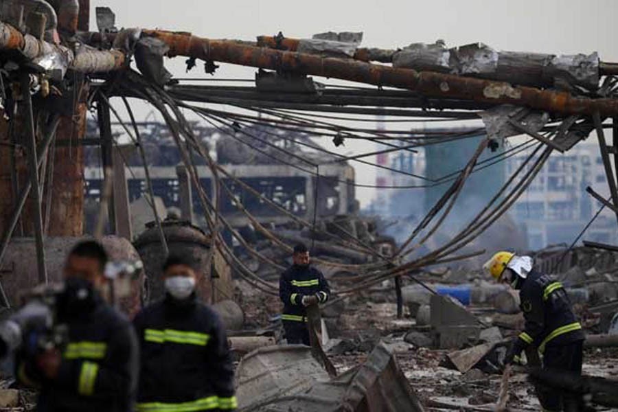 Death toll hits 64 in China factory blast