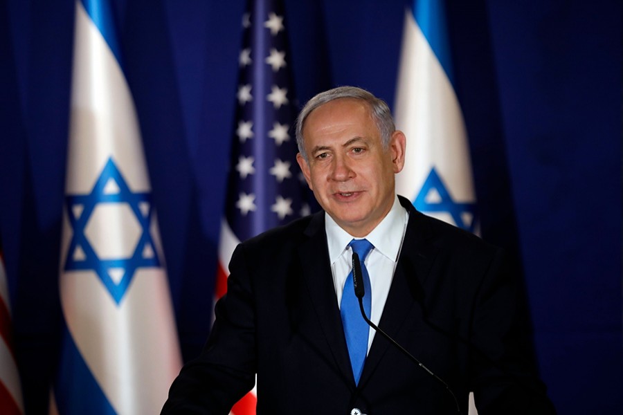 Israeli Prime Minister Benjamin Netanyahu seen in this Reuters photo dated March 21, 2019